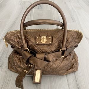 Marc Jacobs Collection Quilted Bronze Bag